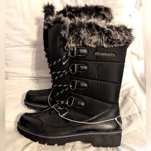 Ladies Athletech Black Toggle 2 Winter Boots Size 7 BNWOT